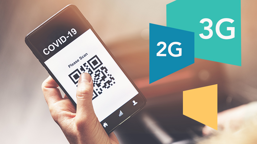 Covid Prüfmodus 2G oder 3G in der Ticket App
